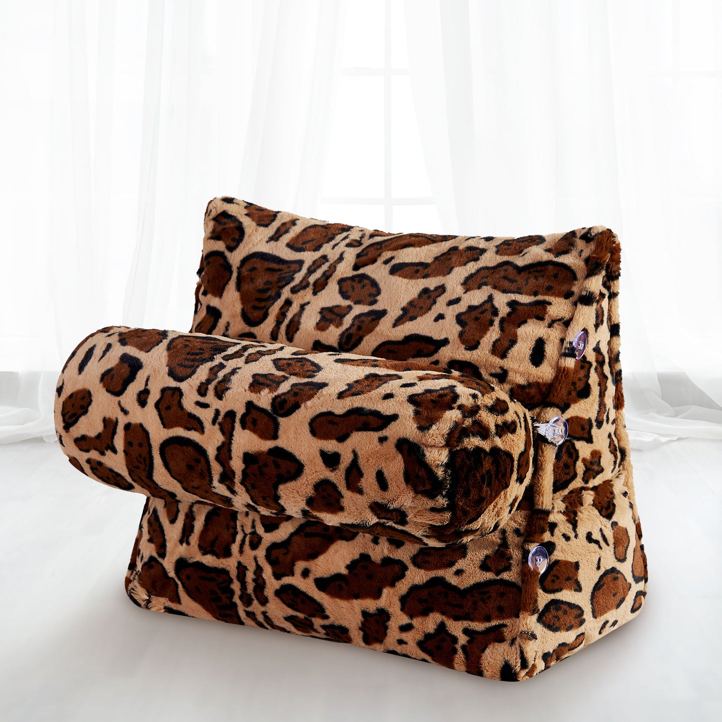 Cheer Collection Wedge Pillow with Detachable Bolster & Backrest