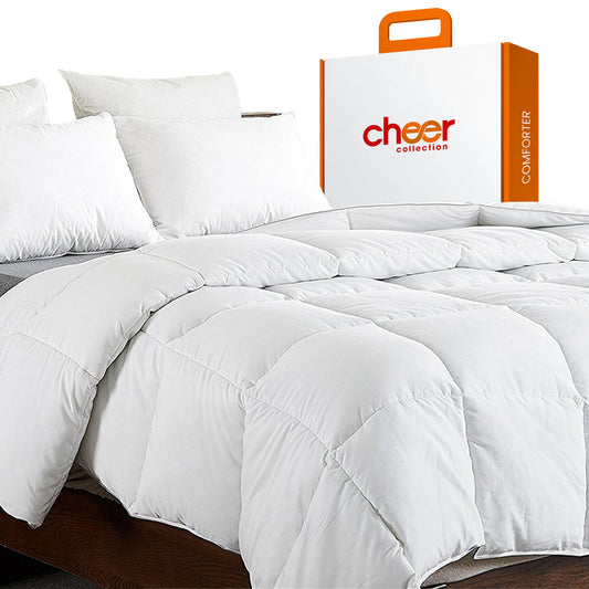 Cheer Collection All Season Down Alternative Comforter - Assorted Colors and Sizes