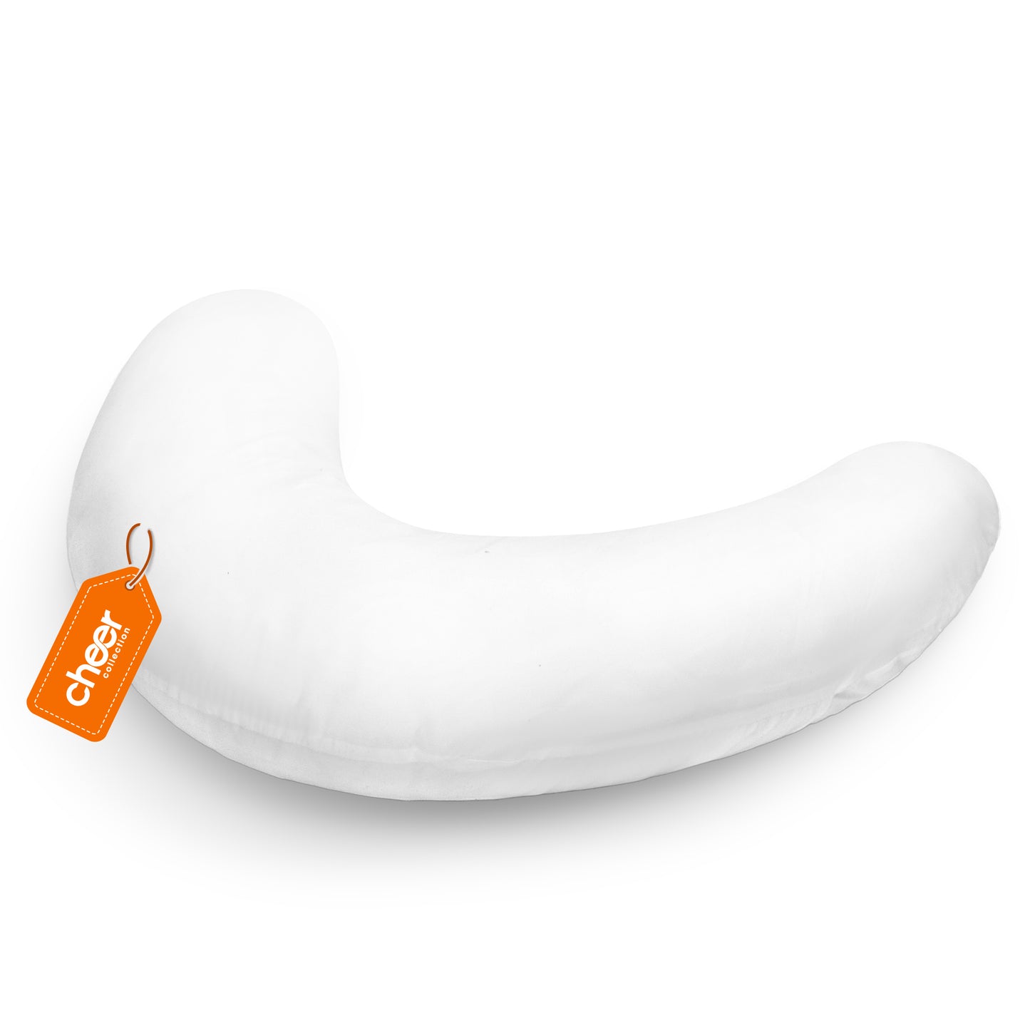 Cheer Collection Boomerang Shaped Bed Pillow, Side Sleeper Neck