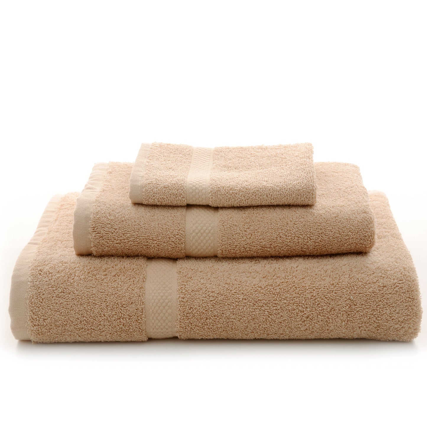 Cheer Collection Luxurious Towel Set - Super Soft and Absorbent 3 Piece Towel Set in Gray for Home and Bath